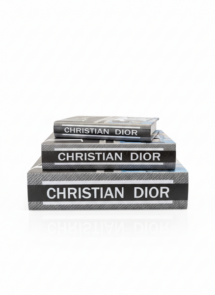 Christian Designer Faux Décor Table Book Box - 3 Size Available