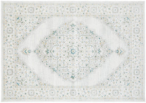 Emotion 77 Green Rug – 290x200cm area rug with intricate medallion pattern in soft green tones, perfect for modern interiors