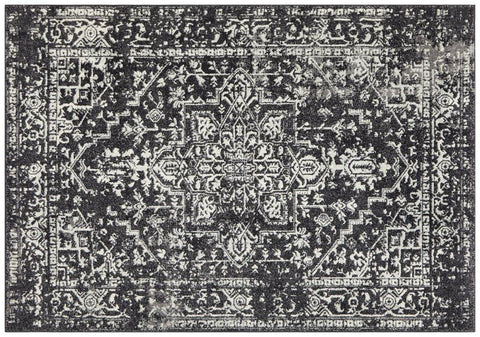 Evoke Charcoal Rug 230cm X 160cm - Furniture and Giftware 