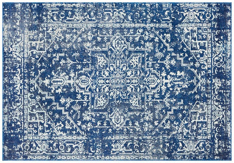 Evoke Navy Rug 230cm X 160cm - Furniture and Giftware 