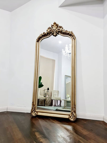 Arch Style LUX French Provincial Ornate Mirrors - 2 Colours Available