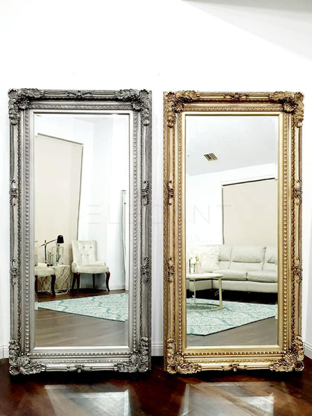 French Provincial Ornate Mirror - LUX 90cm x 180cm - Furniture and Giftware 