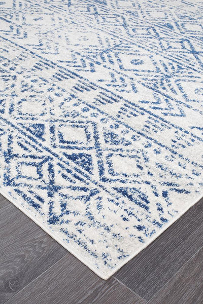Oasis Blue Rug 230cm X 160cm - Elegant Collections 
