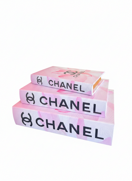 Chic Designer Faux Décor Table Book Box - 3 Size Available