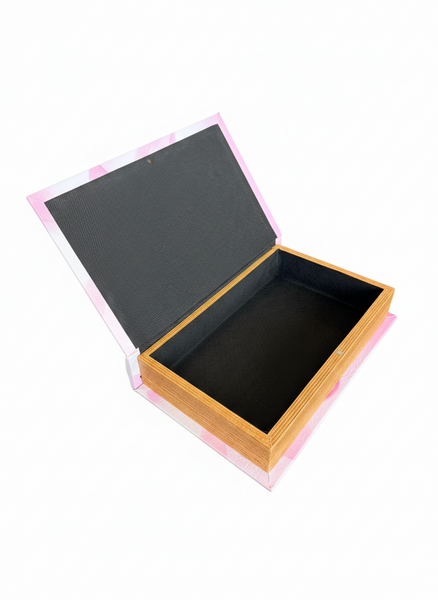 Chic Designer Faux Décor Table Book Box - 3 Size Available