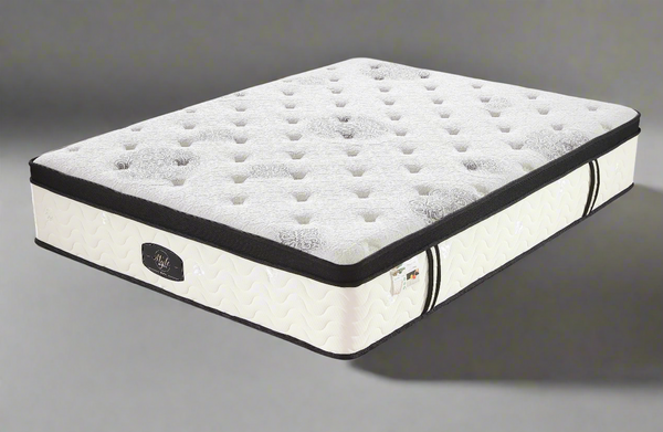 Luxurious Chiro 7 Zone Euro Top mattress with soft quilting and strong pocket spring base.