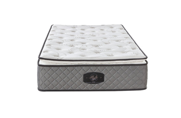 Comfort Euro Top 30cm mattress front profile with high-quality quilting and edge support.
