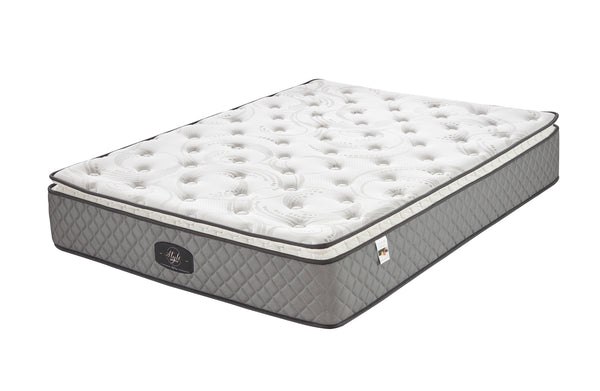 Comfort Euro Top 30cm mattress with pocket spring support and plush quilted surface.