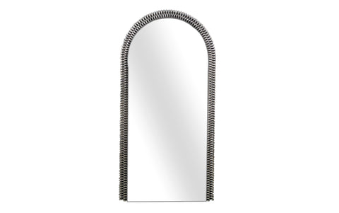 Diamond Arch extra large full length mirror with unique arched diamond frame and luxe detailing.