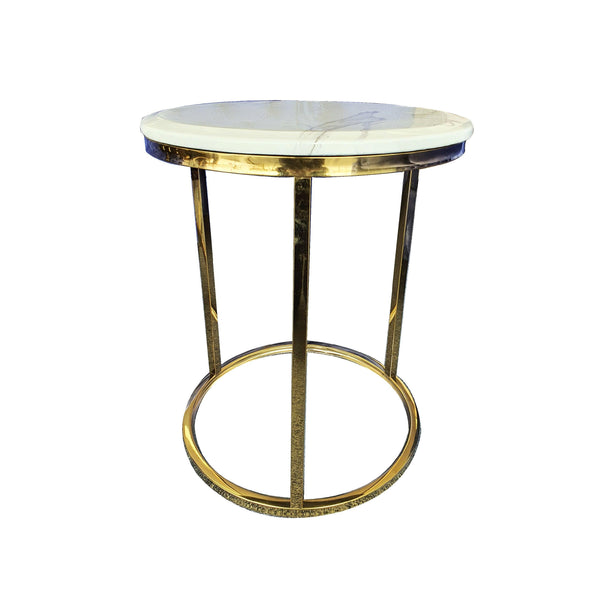 Layla Side Table - Gold - Furniture and Giftware 