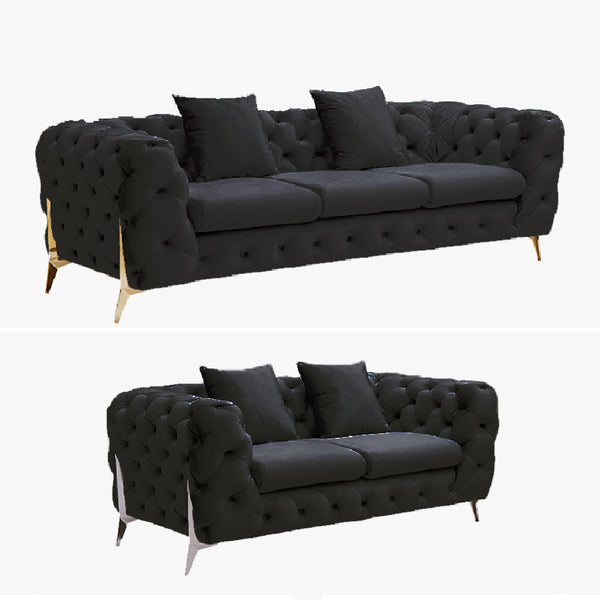 GRAND Tufted Range Lounge Set - 5 Colours Available