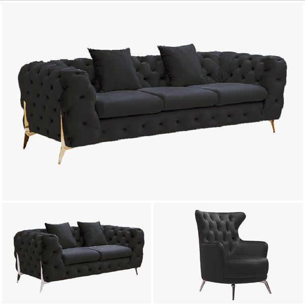 GRAND Tufted Range Lounge Set - 5 Colours Available