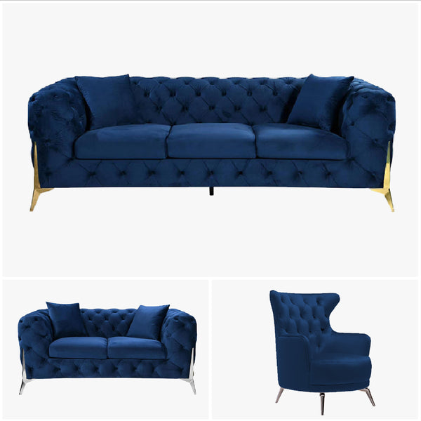 GRAND Tufted Range Lounge Set - 5 Colours Available