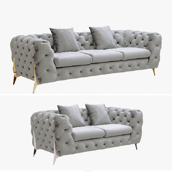 GRAND Tufted Range Lounge Set - 5 Colours Available