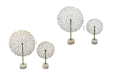 Round Flower Stem Table Décor - 2 Colours Available