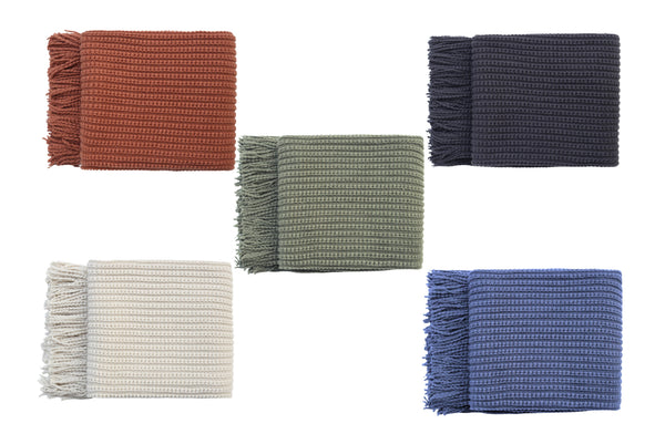 Levi Throw Rug Blanket - Available in 4 Colors