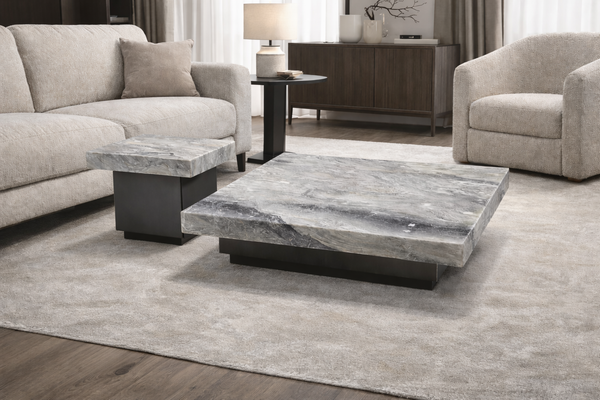 Portsea Square Set of 2 Marble  Coffee Table