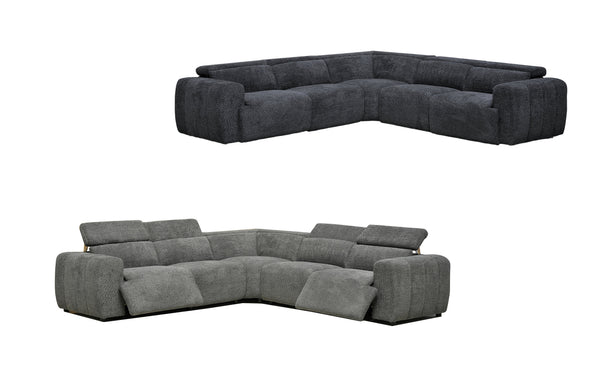 Cleo Boucle Electric Modular Lounge Set - 2 Colours Available