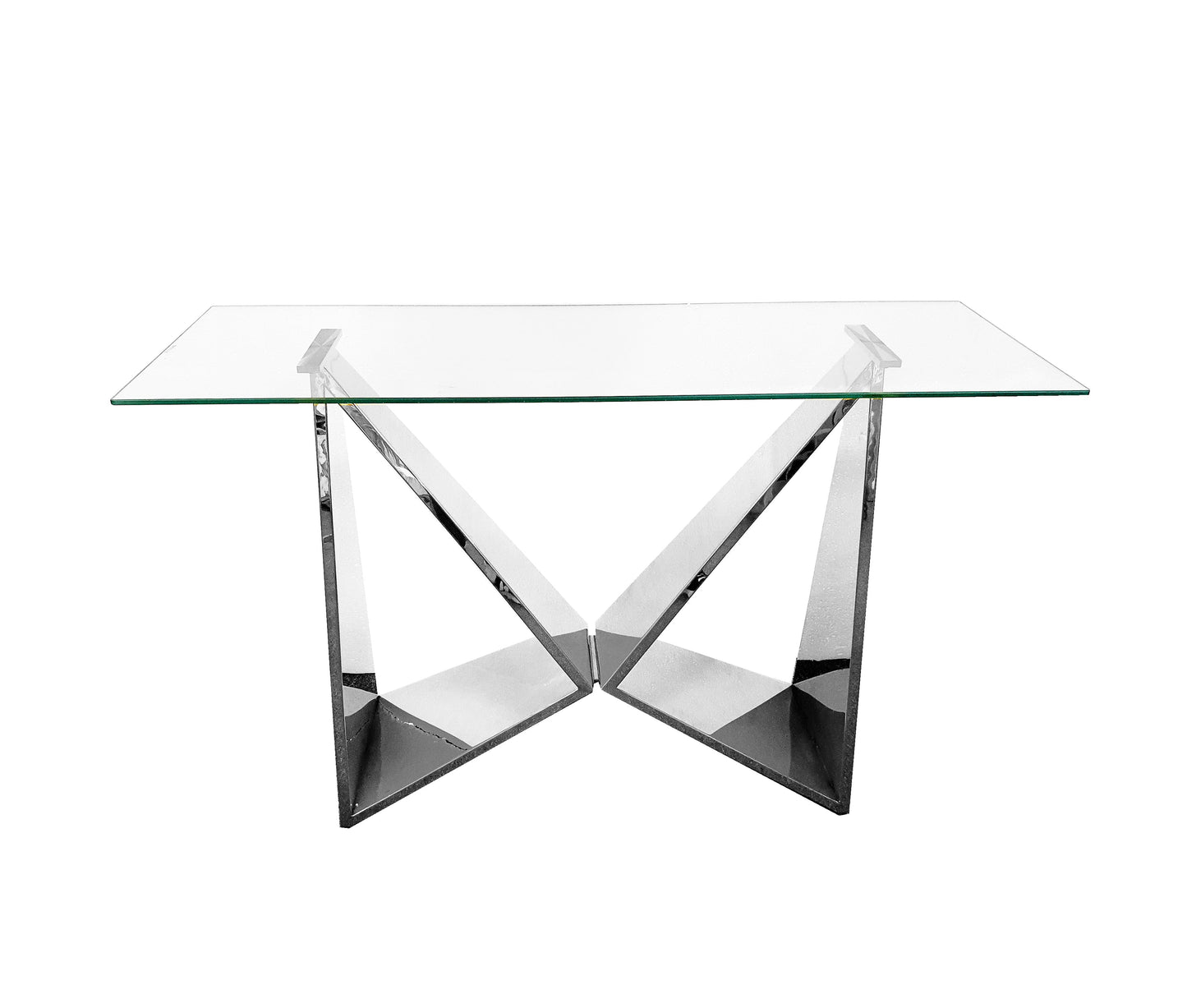 LUXE Silver Console Table