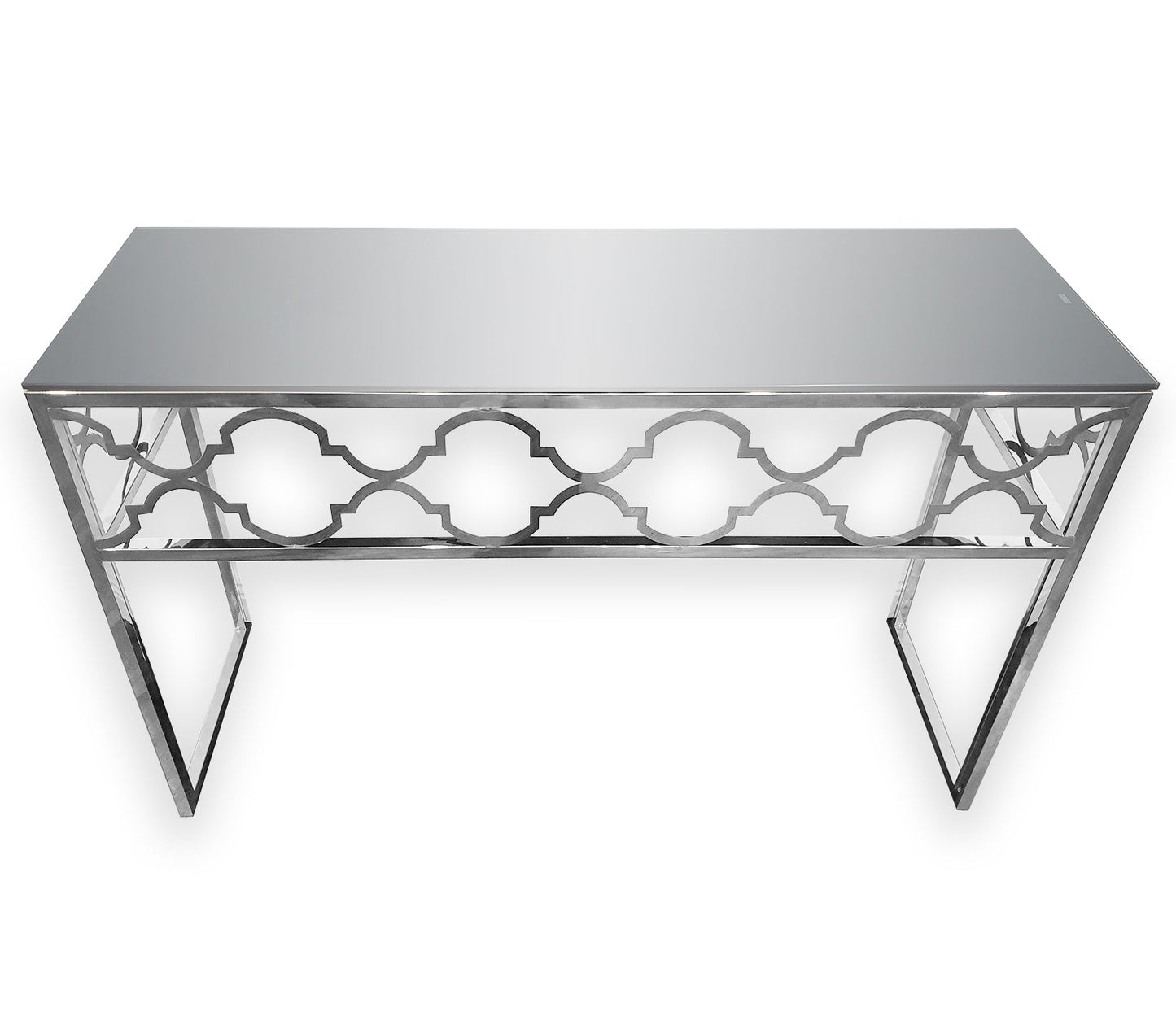 Atlantis Stainless Steel Console Table - Silver